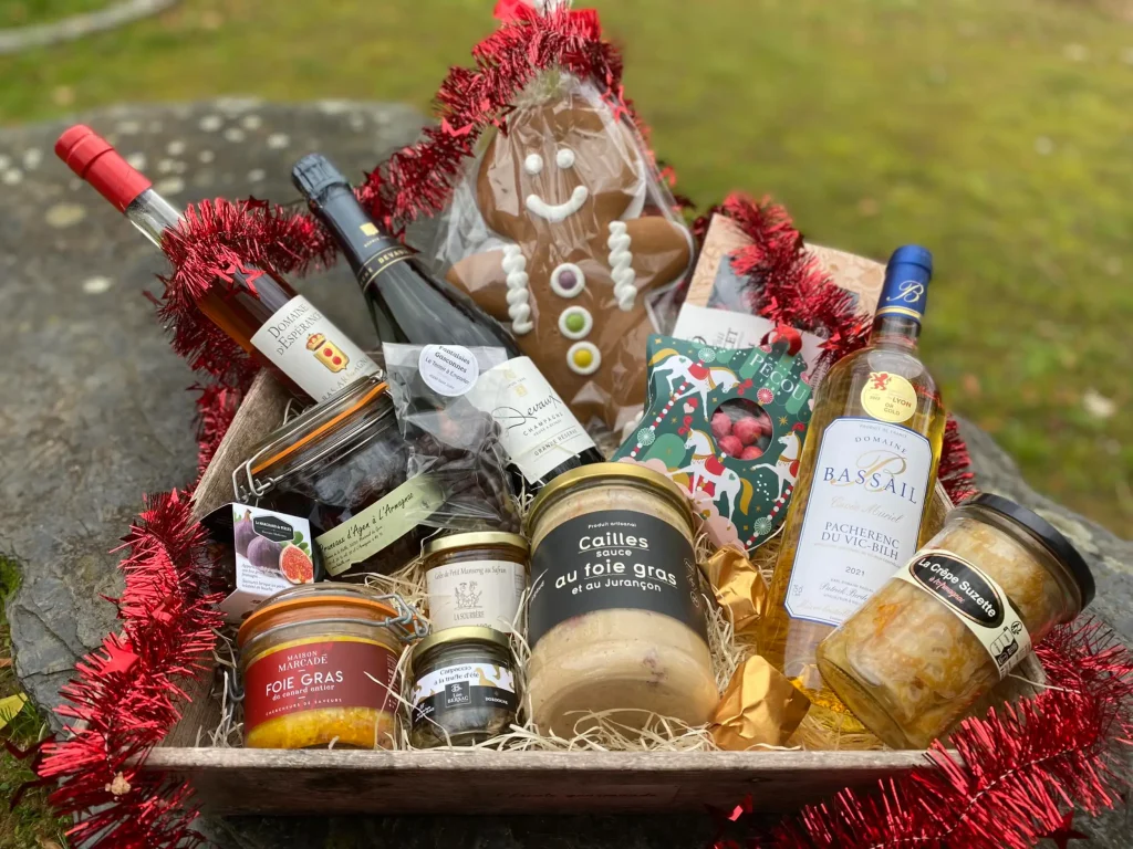 coffret avec multiples produits de qualité