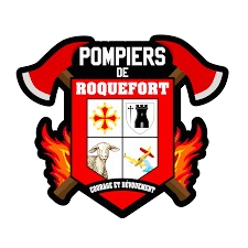 logo pompiers de roquefort